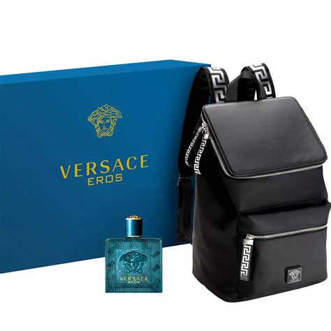 versace gift set with backpack|Versace gift sets for men.